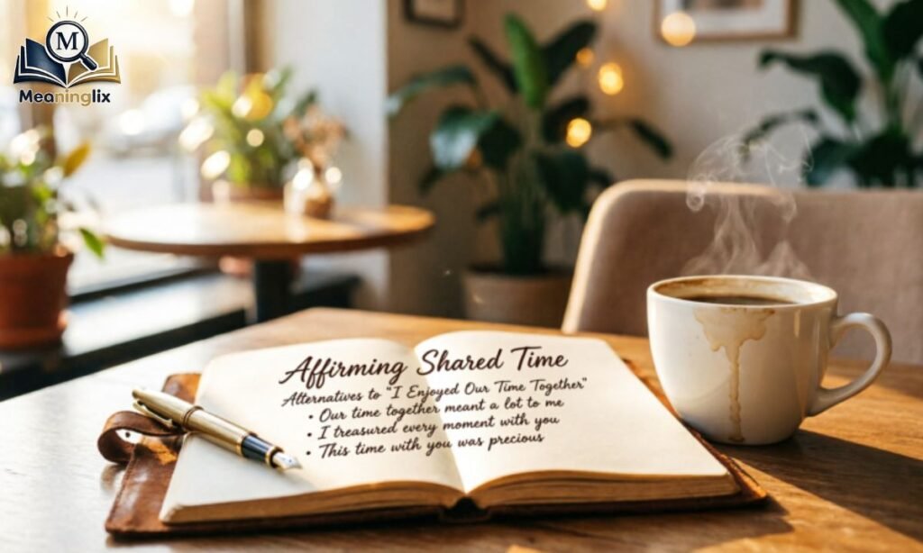 Affirming Shared Time – Alternatives to I Enjoyed Our Time Together