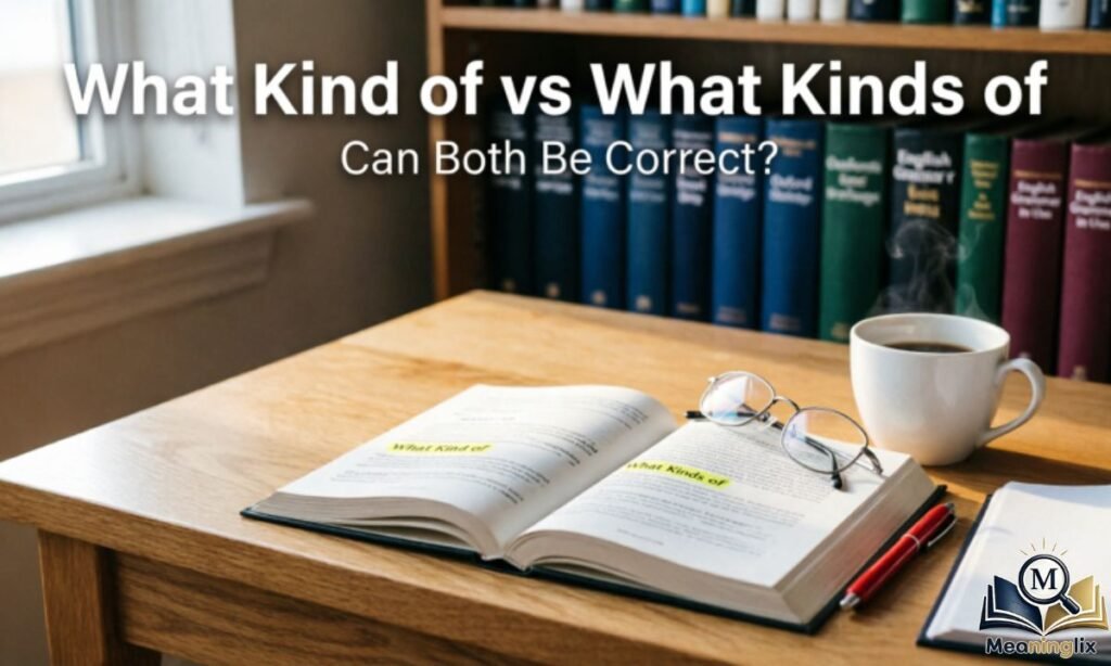 Can What Kind of and What Kinds of Ever Both Be Correct