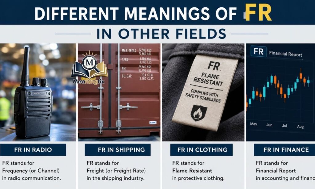 Different Meanings of FR in Other Fields