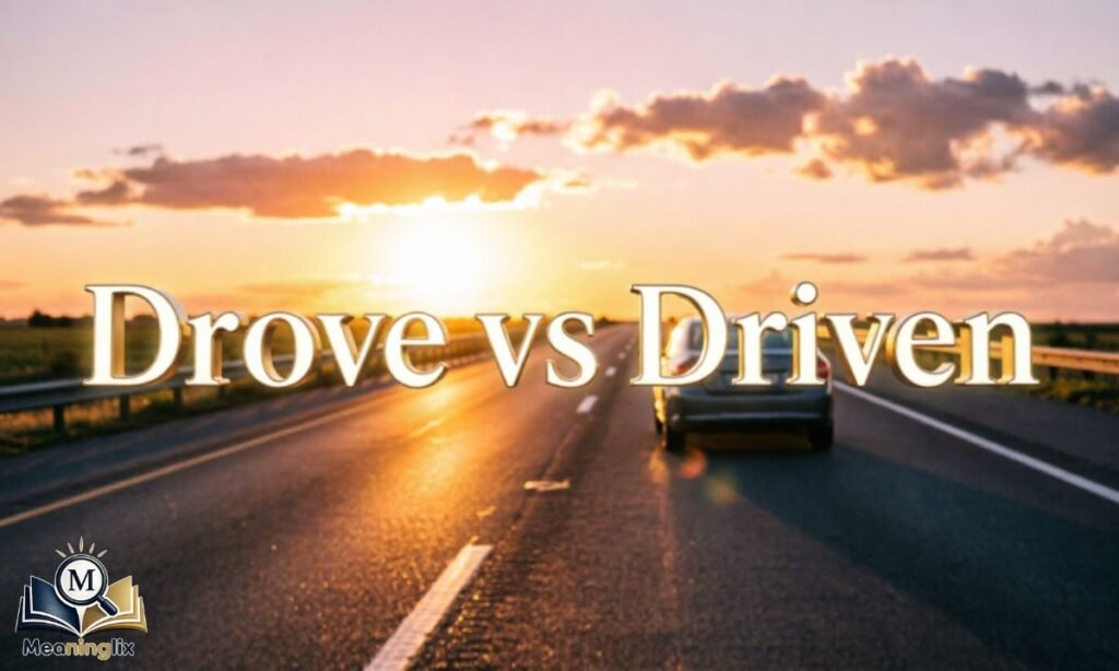 Drove vs Driven Whats the Real Difference