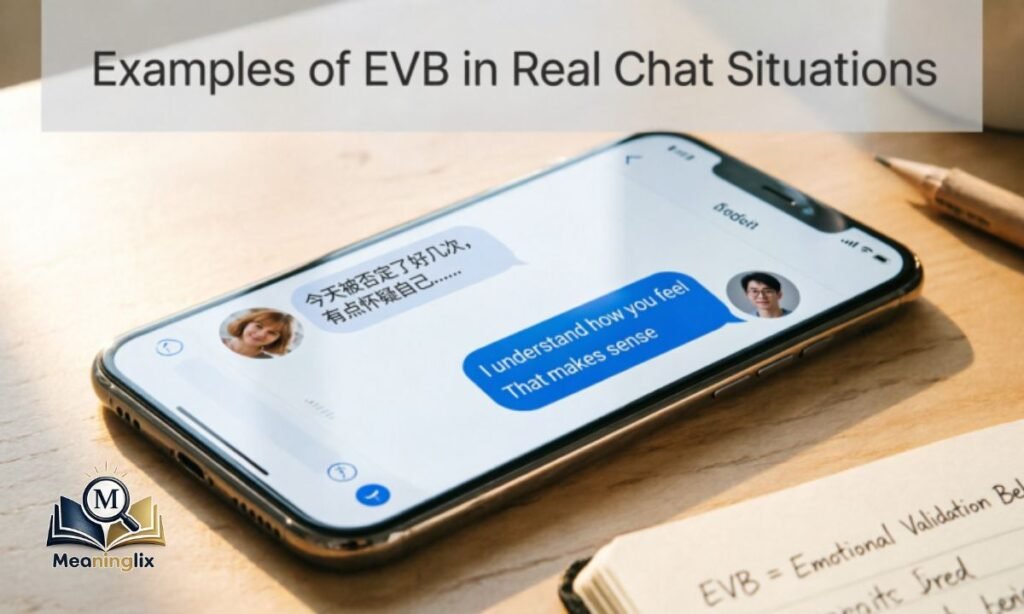 Examples of EVB in Real Chat Situations
