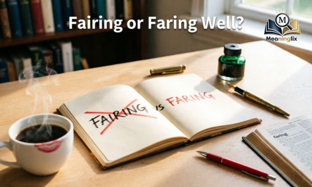 Fairing or faring well