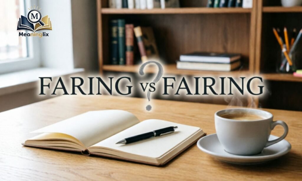 How are you faring or fairing