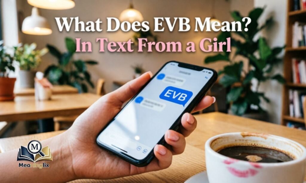 What Does EVB Mean in Text From a Girl