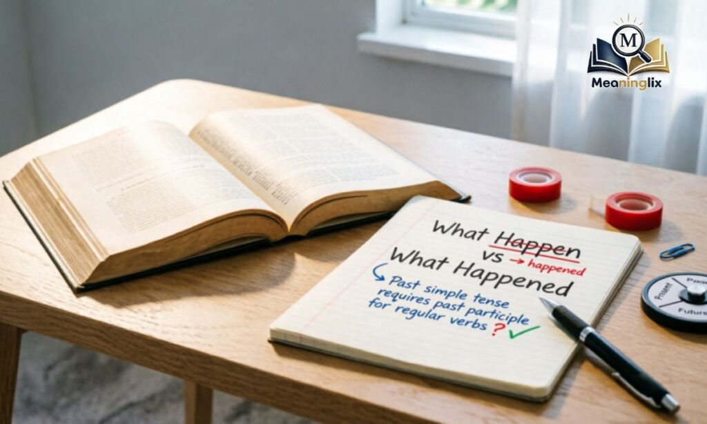 What Happen vs What Happened