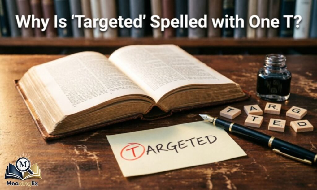Why Is Targeted Spelled with One T
