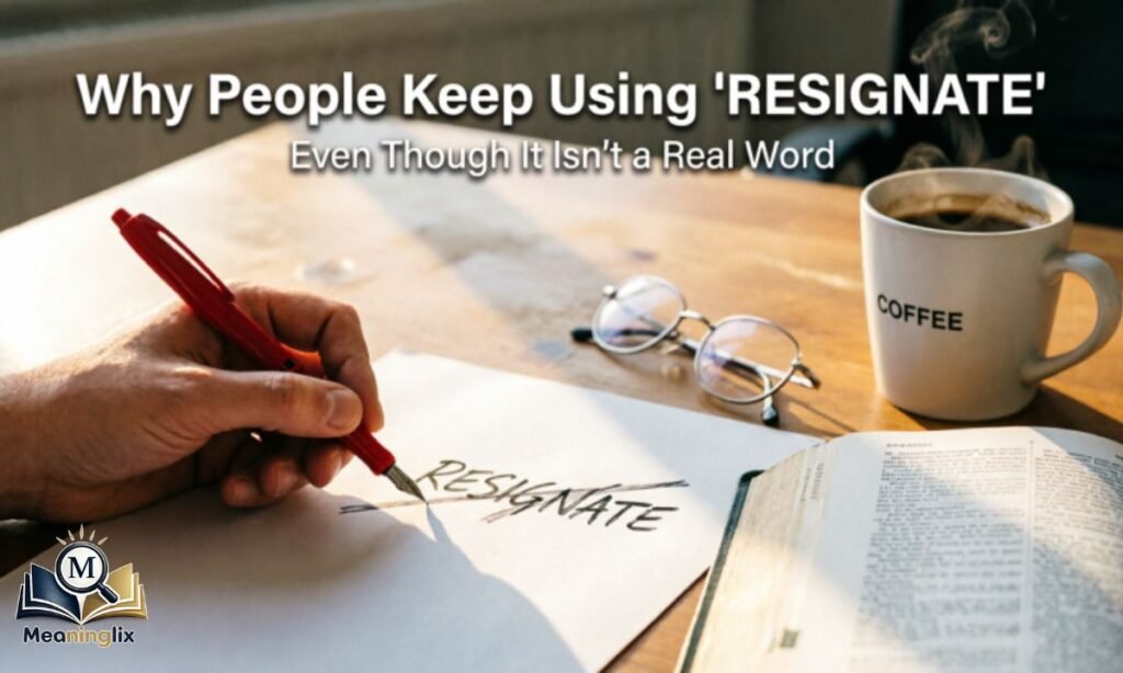 Why People Keep Using Resignate (Even Though It Isnt a Real Word)