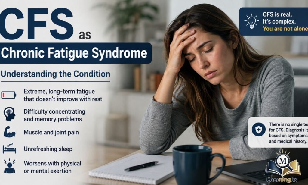 CFS as Chronic Fatigue Syndrome