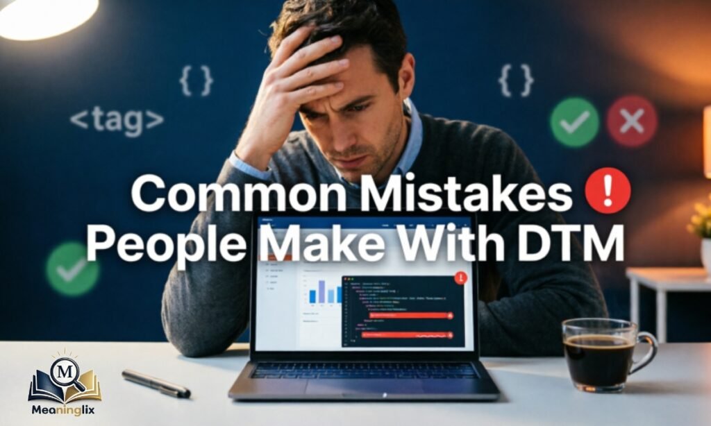 Common Mistakes People Make With DTM