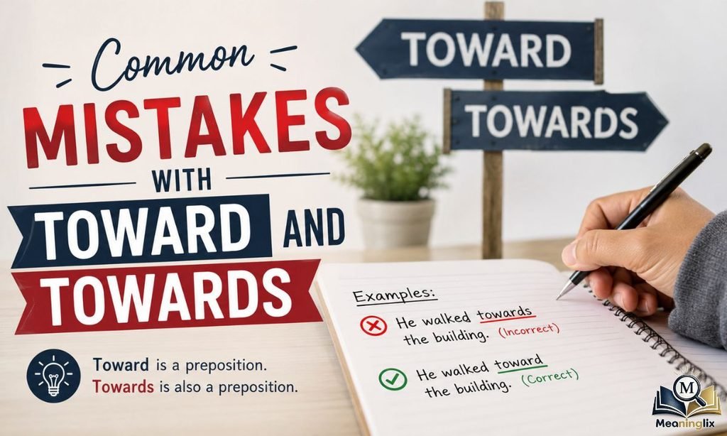 Common Mistakes With Toward and Towards