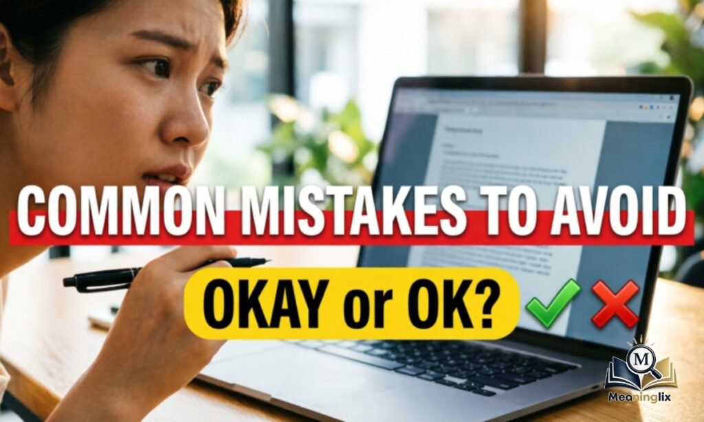 Common Mistakes to Avoid Okay or OK