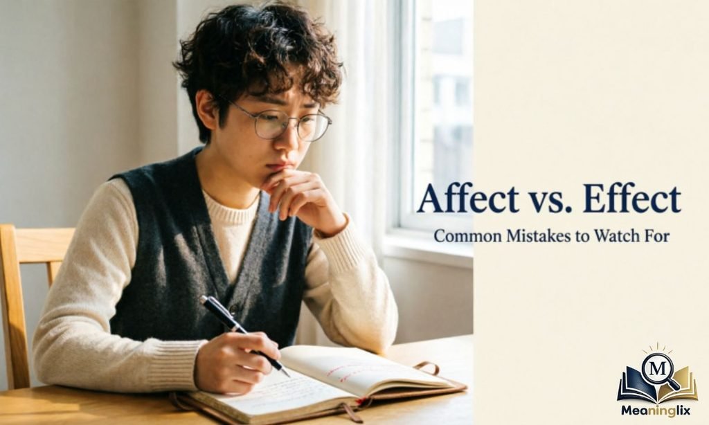 Common Mistakes to Watch For Affect vs. Effect
