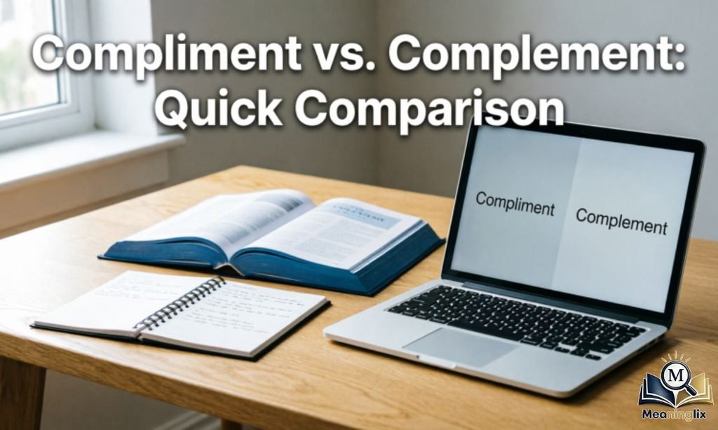 Compliment vs Complement Quick Comparison