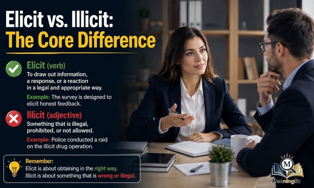 Elicit vs. Illicit The Core Difference
