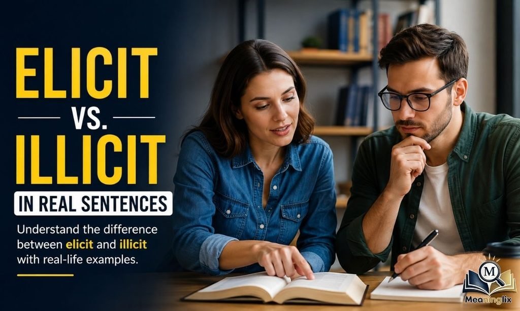 Elicit vs. Illicit in Real Sentences