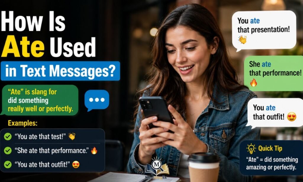 How Is Ate Used in Text Messages