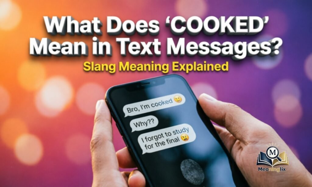 How Is Cooked Used in Text Messages