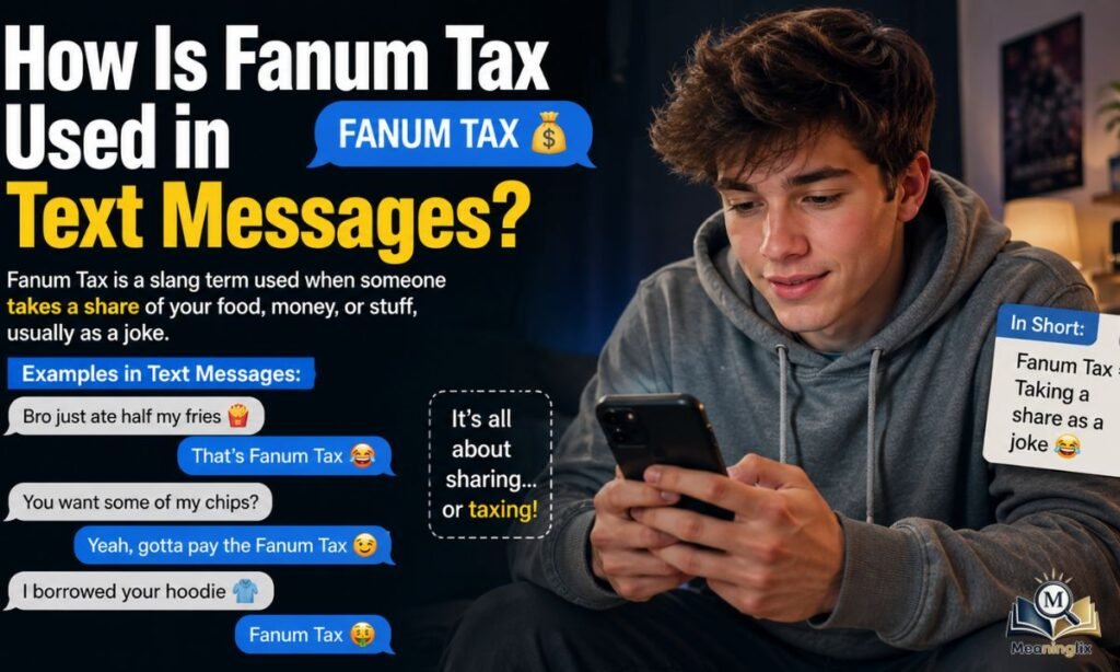 How Is Fanum Tax Used in Text Messages