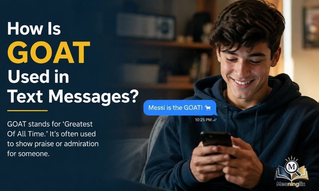 How Is GOAT Used in Text Messages