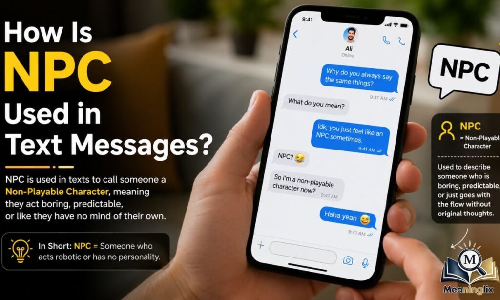 How Is NPC Used in Text Messages