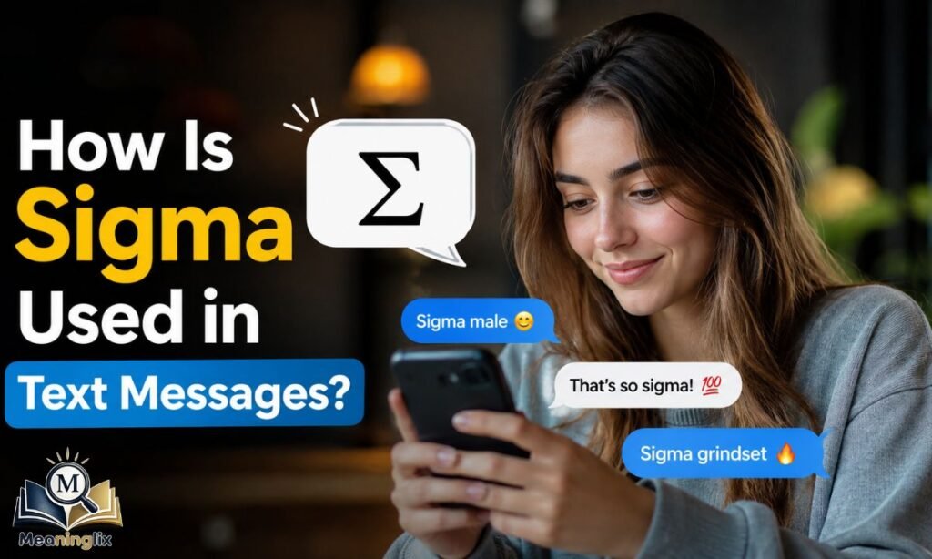 How Is Sigma Used in Text Messages