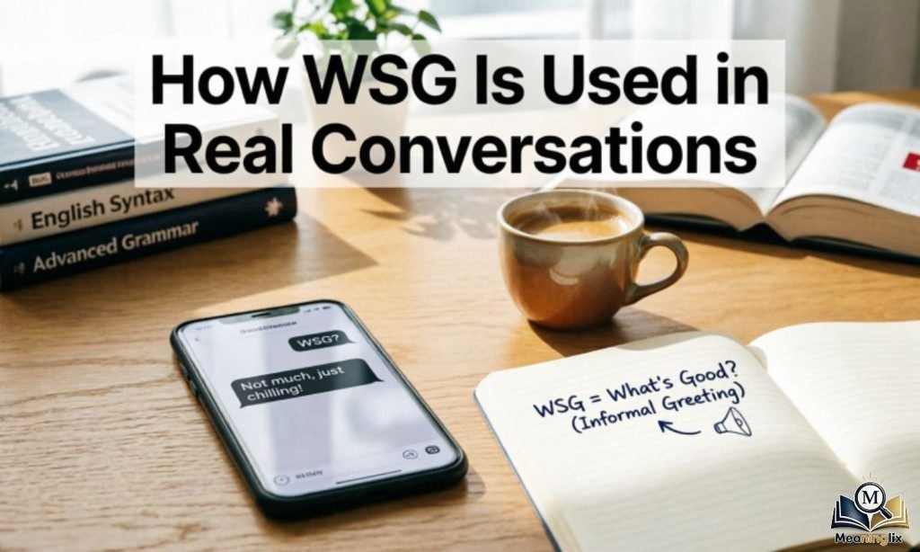 How WSG Is Used in Real Conversations