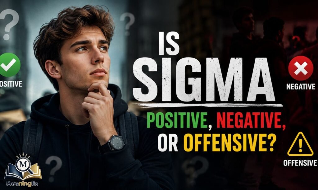 Is Sigma Positive, Negative, or Offensive