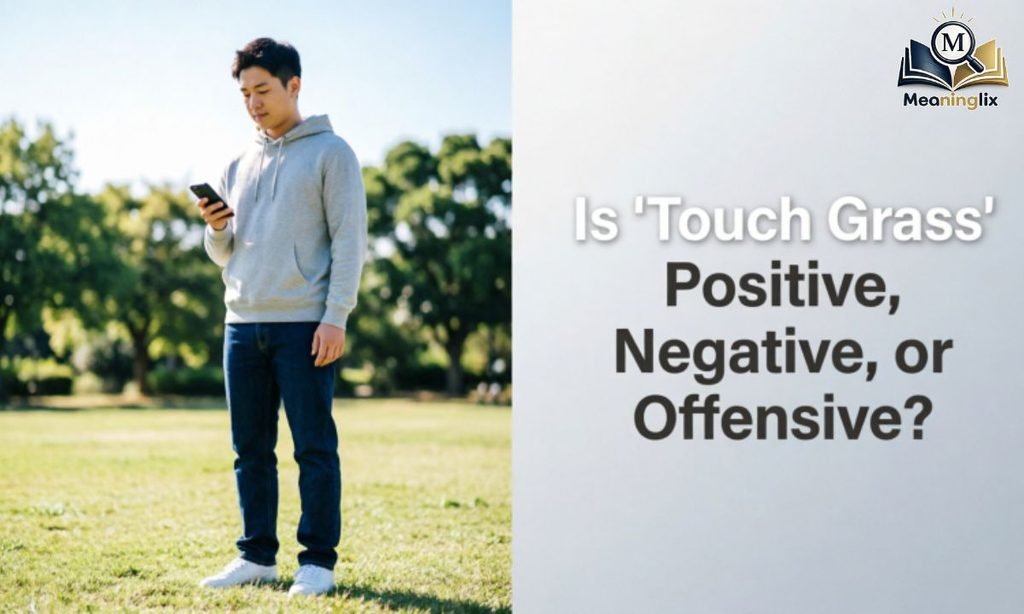 Is Touch Grass Positive, Negative, or Offensive