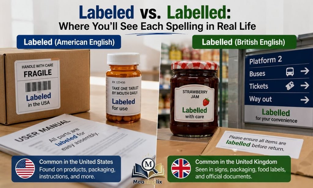 Labeled vs Labelled Where You ll See Each Spelling in Real Life
