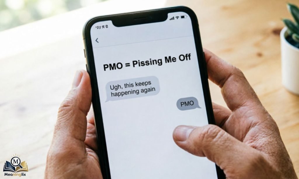 PMO as Slang Pissing Me Off