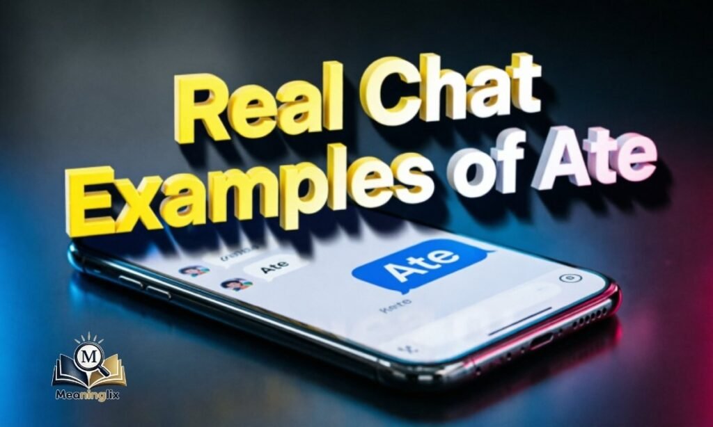 Real Chat Examples of Ate