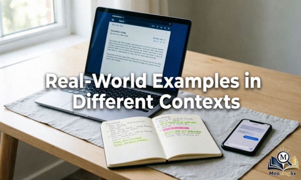Real-World Examples in Different Contexts