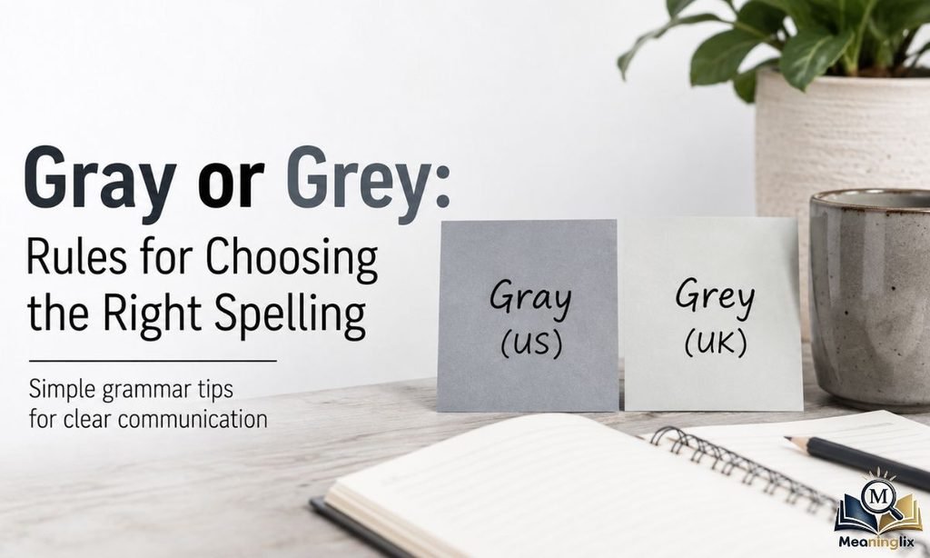 Rules for Choosing the Right Spelling