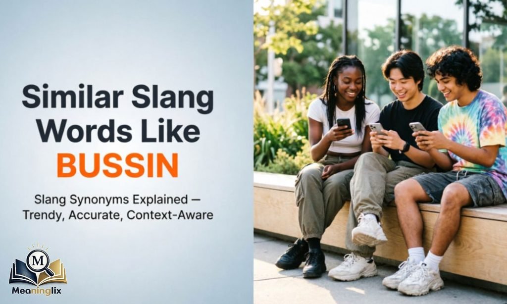 Similar Slang Words Like Bussin