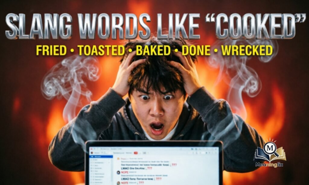 Similar Slang Words Like Cooked