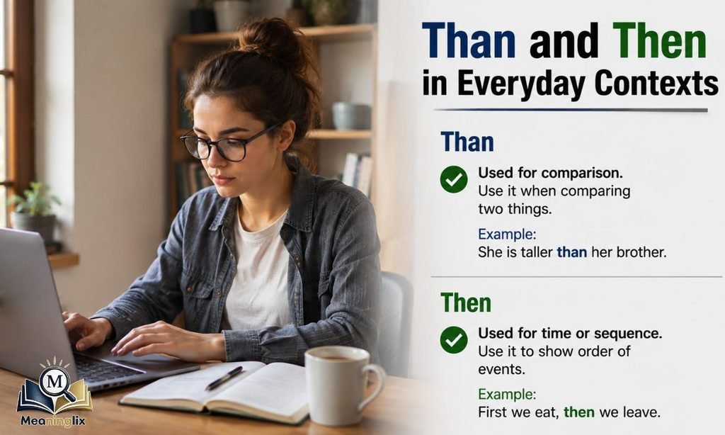 Than and Then in Everyday Contexts