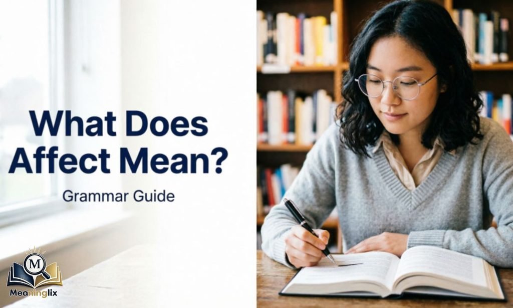 What Does Affect Mean