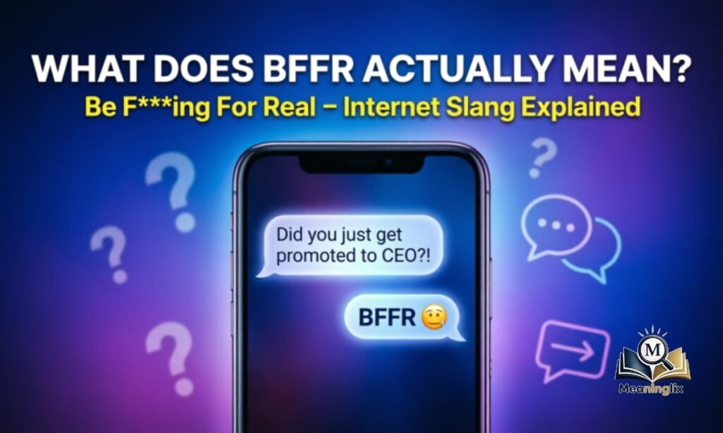 What Does BFFR Actually Mean in Context