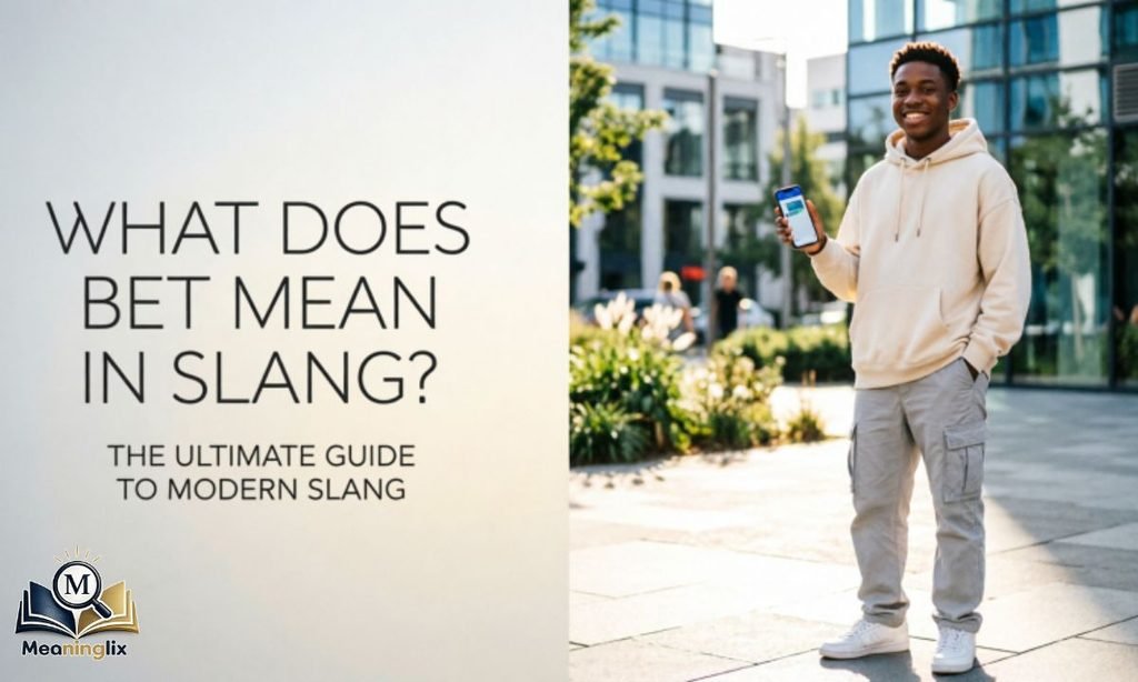 What Does Bet Mean in Slang
