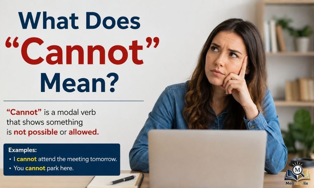 What Does Cannot Mean