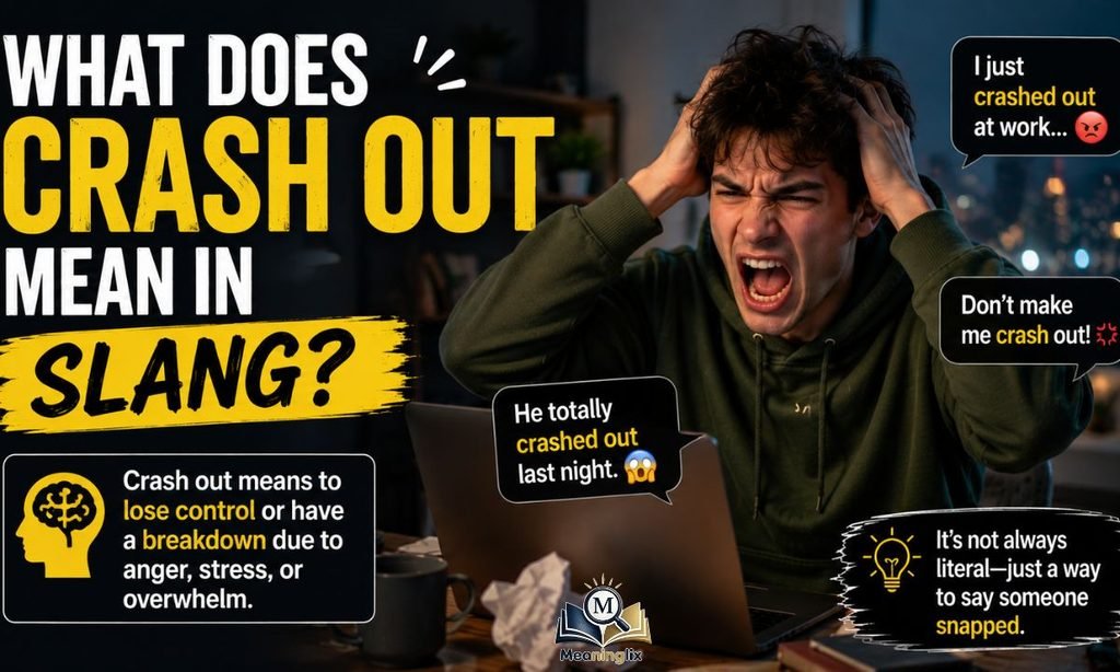 What Does Crash Out Mean in Slang