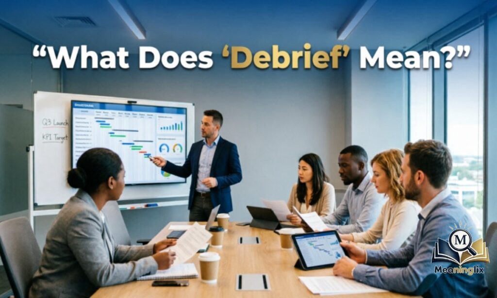 What Does Debrief Mean