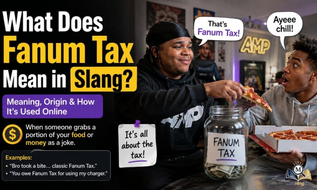 What Does Fanum Tax Mean in Slang