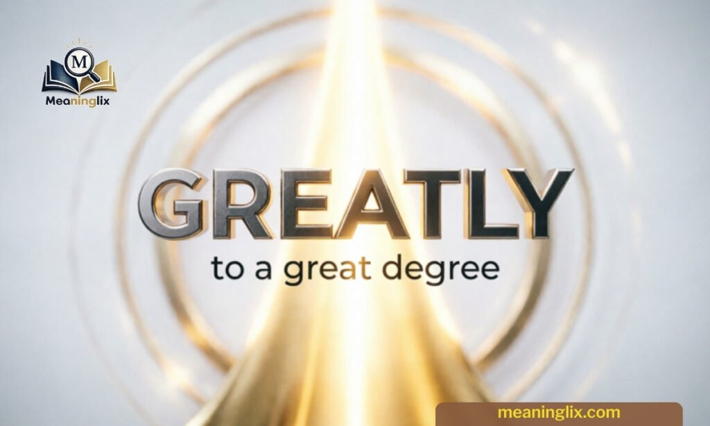 What Does Greatly Mean