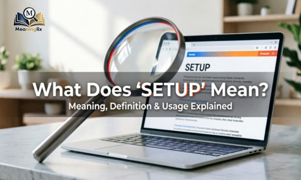 What Does Setup Mean