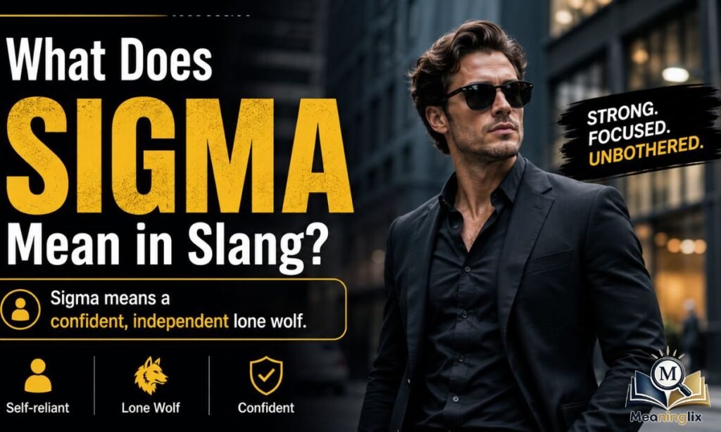 What Does Sigma Mean in Slang