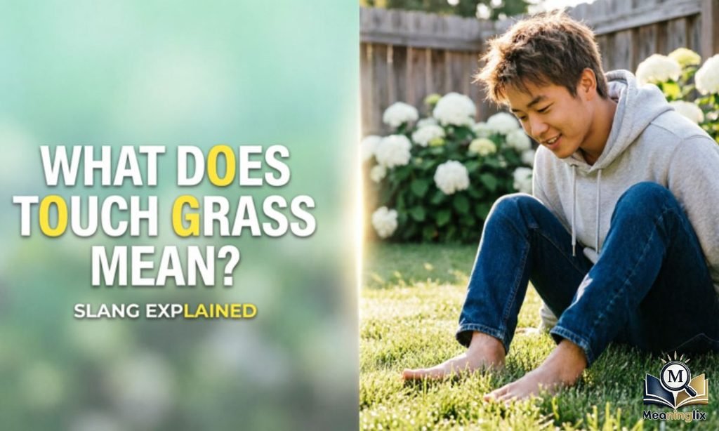 What Does Touch Grass Mean in Slang