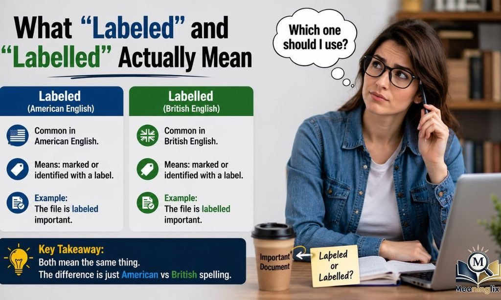 What Labeled and Labelled Actually Mean