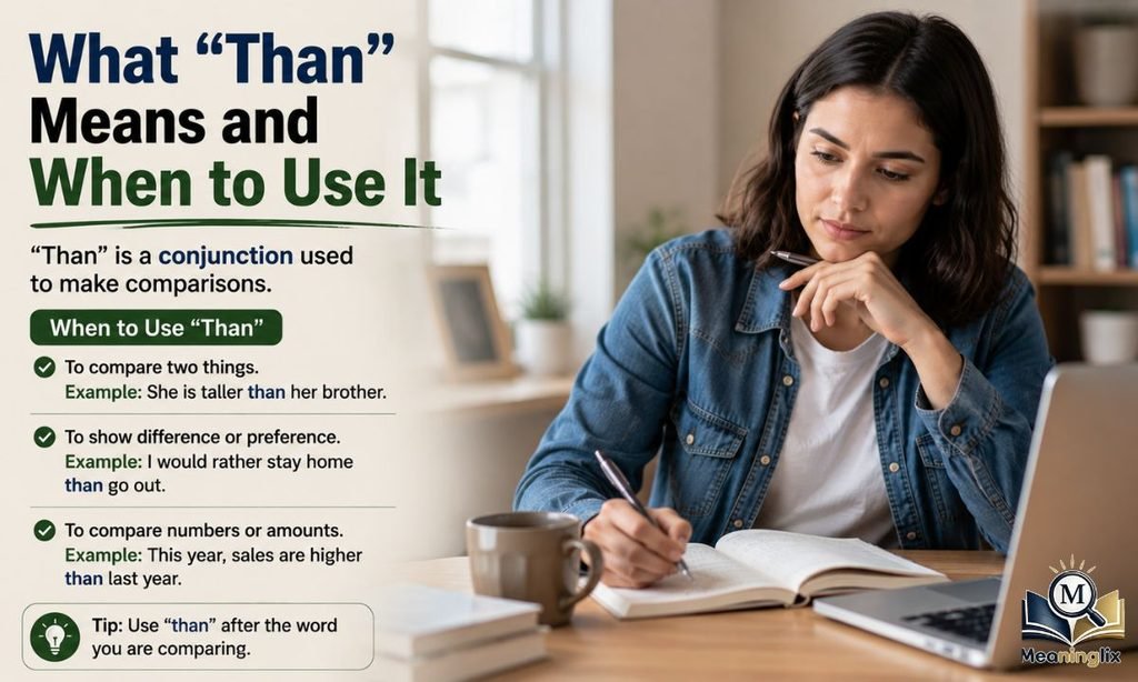 What Than Means and When to Use It