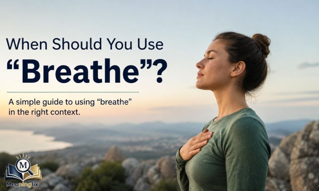When Should You Use Breathe